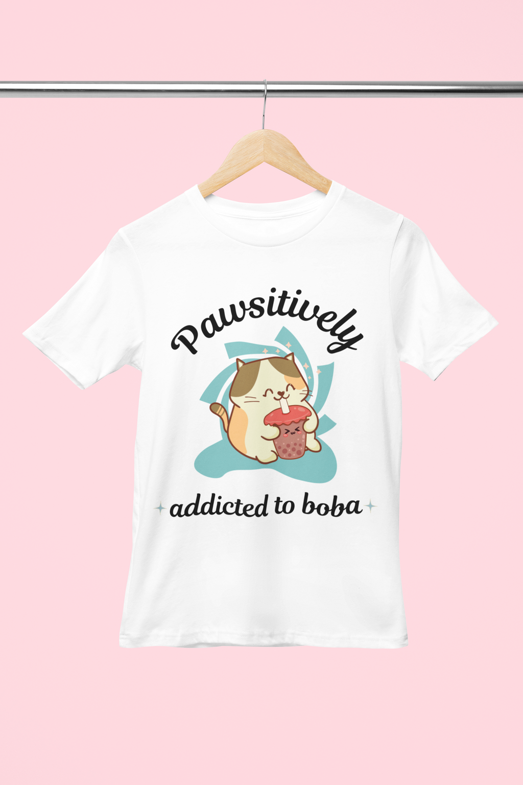 Boba Short Sleeve Tee (Black Letters)