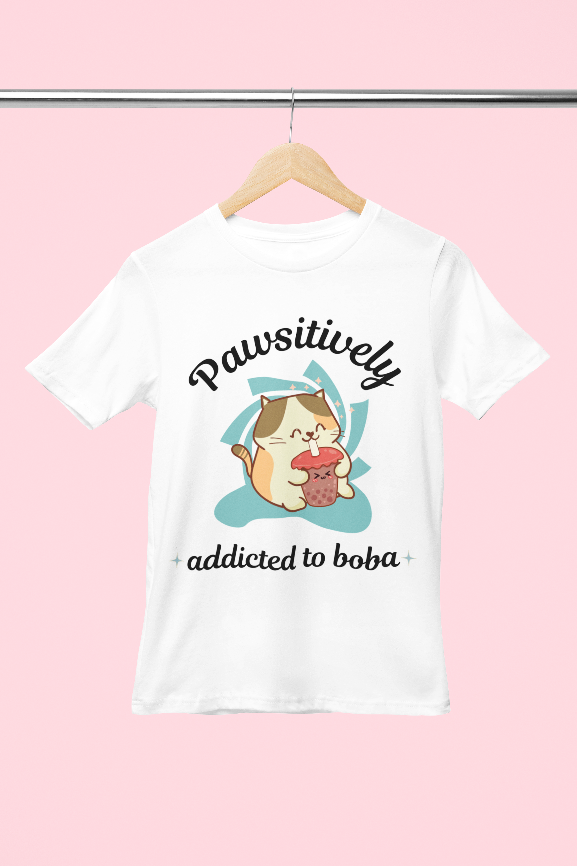 Boba Short Sleeve Tee (Black Letters)